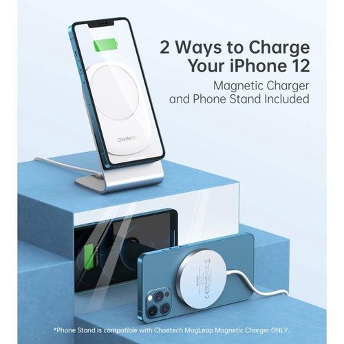 CHOETECH MagLeap Magnetic Wireless Charger & Stand - Image 5