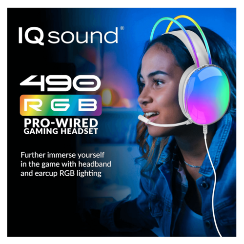 Supersonic Pro-Wired Gaming Headset with Lights & Surround Sound - Image 8
