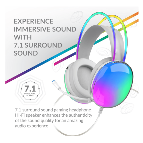 Supersonic Pro-Wired Gaming Headset with Lights & Surround Sound - Image 6