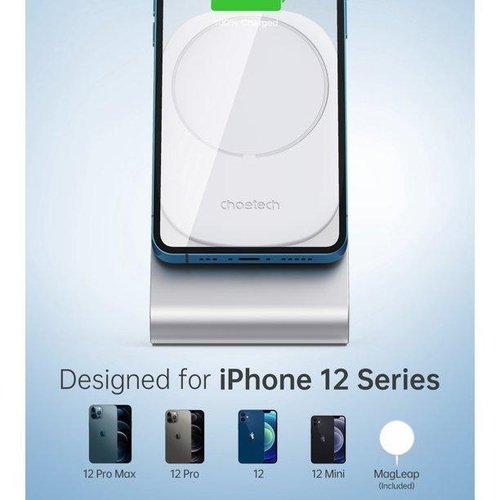 CHOETECH MagLeap Magnetic Wireless Charger & Stand - Image 7