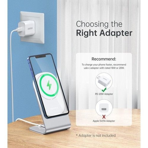 CHOETECH MagLeap Magnetic Wireless Charger & Stand - Image 3