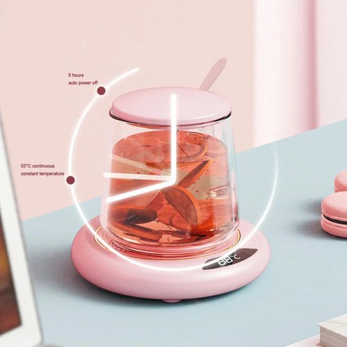 USB Smart Coffee Mug Warmer with Digital Display - Image 3