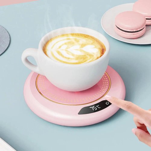 USB Smart Coffee Mug Warmer with Digital Display - Image 2