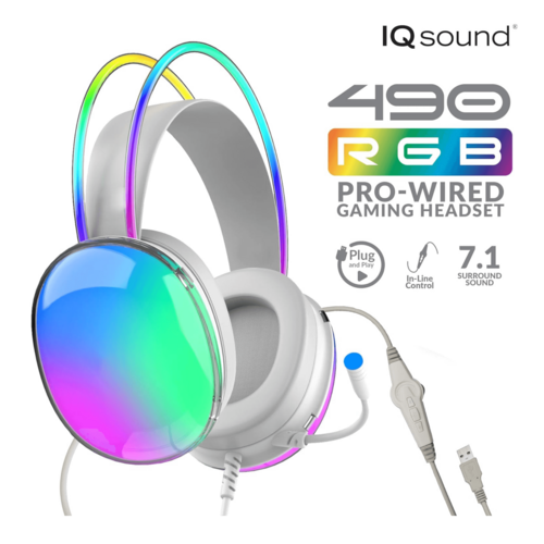 Supersonic Pro-Wired Gaming Headset with Lights & Surround Sound - Image 3
