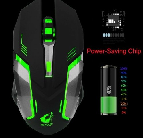 Ninja Dragon Stealth 7 Wireless Silent LED Gaming Mouse - Image 4