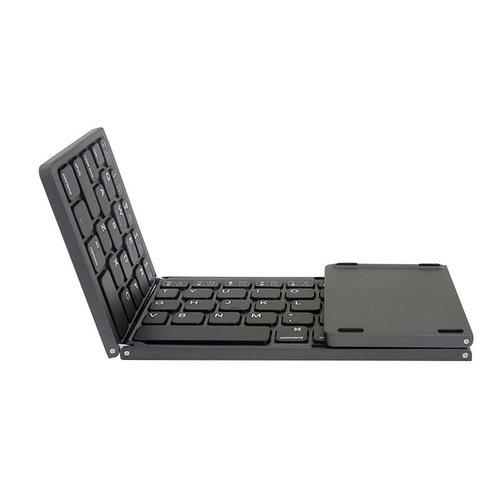 Portable Triple Folding Bluetooth Keyboard Wireless Mini Foldable - Image 8