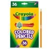 Crayola Colored Pencils (36ct), Kids Pencil Set, Pre-Sharpened Coloring Book Pencils for Kids & Adults, Arts & Crafts Supplies, Coloring Gift, Ages 3+