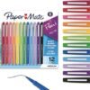 Paper Mate Flair Felt Tip Pens, Medium Point (0.7mm), 12 Count - For Arts & Crafts, Note-Taking, Journaling, School Supplies for Teachers & Students